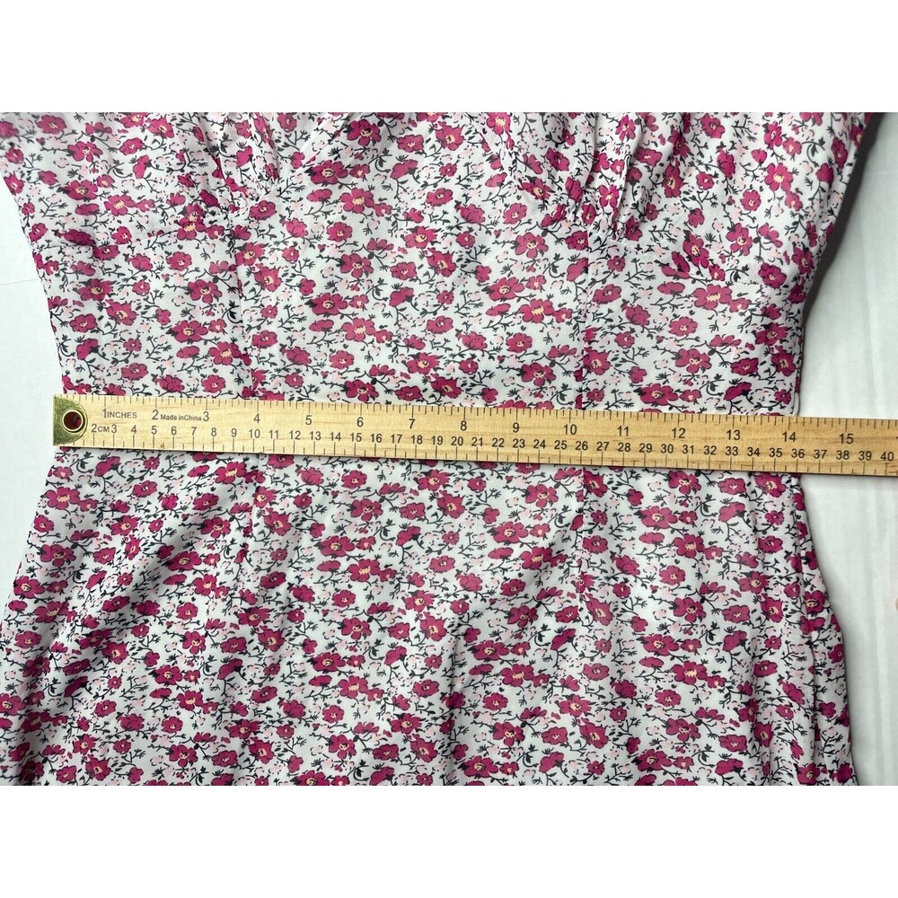 Nasty Gal Off Shoulder Floral Mini Dress Size 4 Lined Chiffon Sexy - Picture 14 of 16
